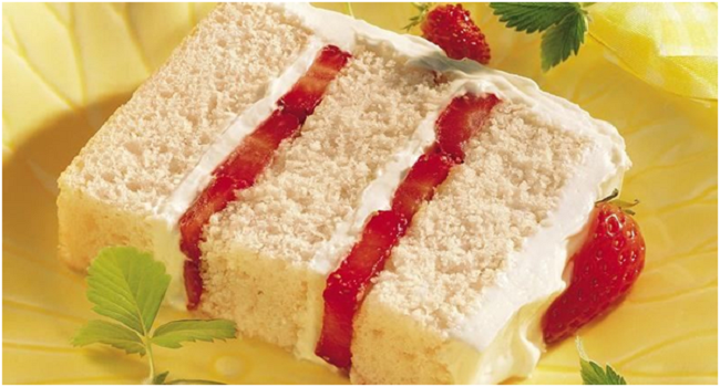 Strawberry Indulgence In Cake